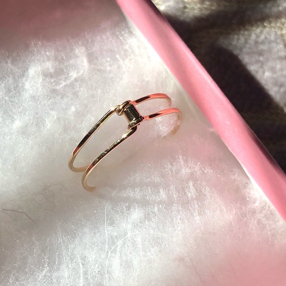 JUNKOJOJEWLRY Gold Filled 2-in-1 Ring – 5 1/2 /16mm - Picture 2 of 4